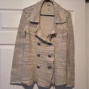 Free people chunky knit blazer